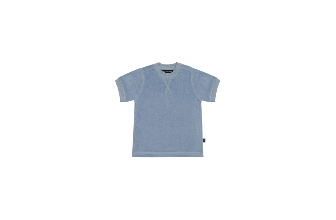 Crewneck Tee: Faded Denim