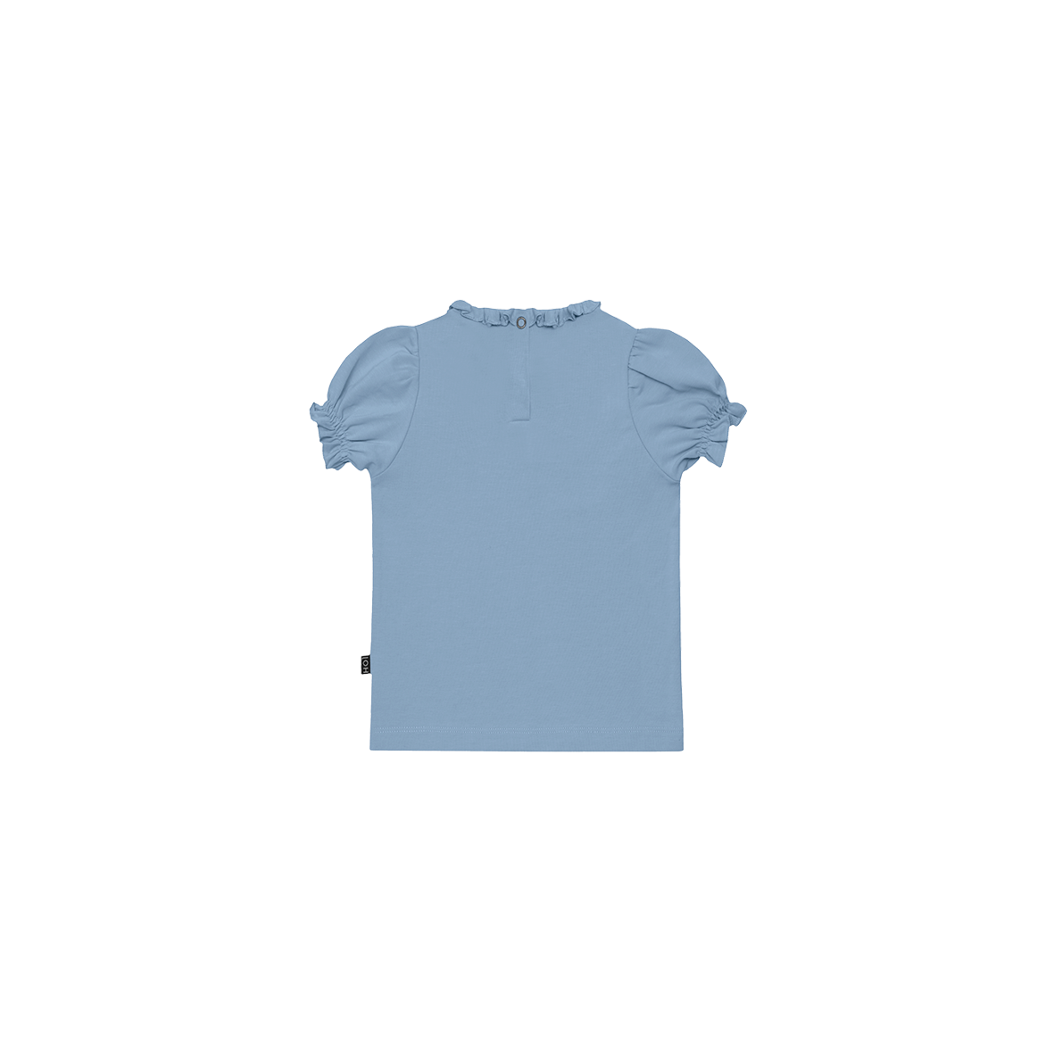 Puff Shoulder Tee: Blue Fog