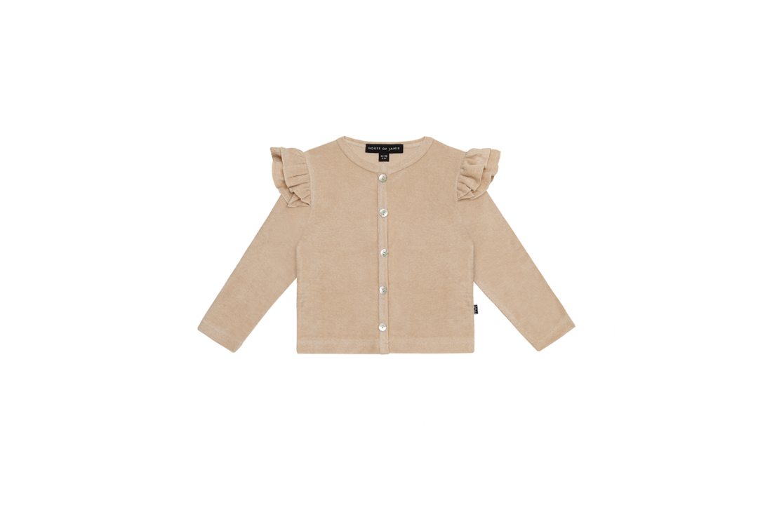 Girls Cardigan: Oatmeal