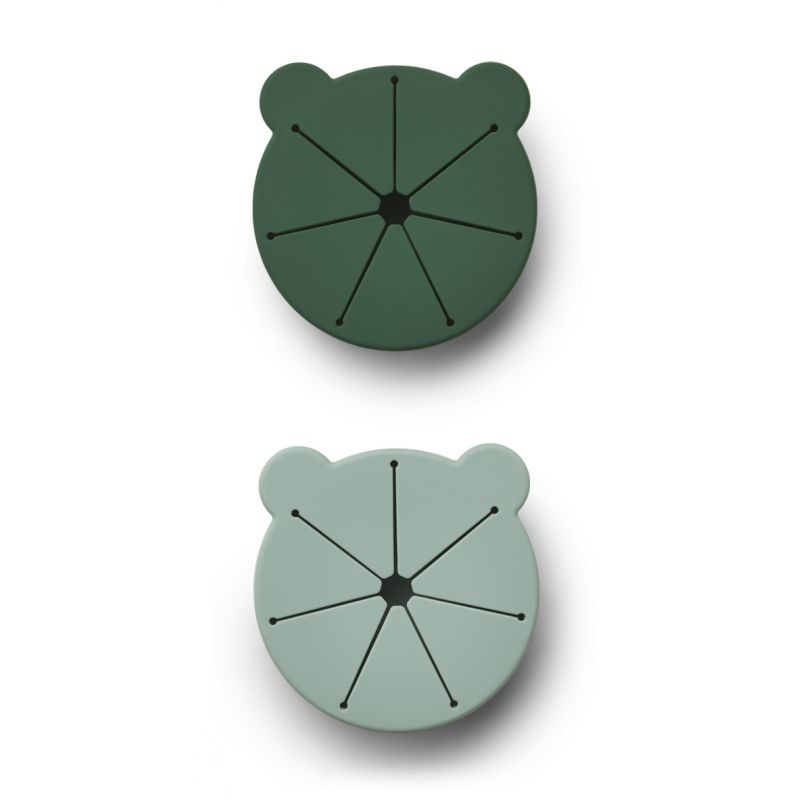 Kelly Snack cup 2 pack Mr Bear green mix