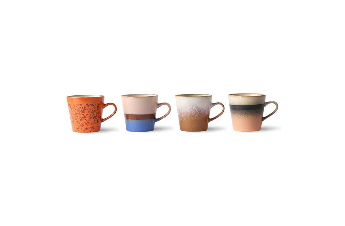 70's Ceramics: Americano mugs Panther