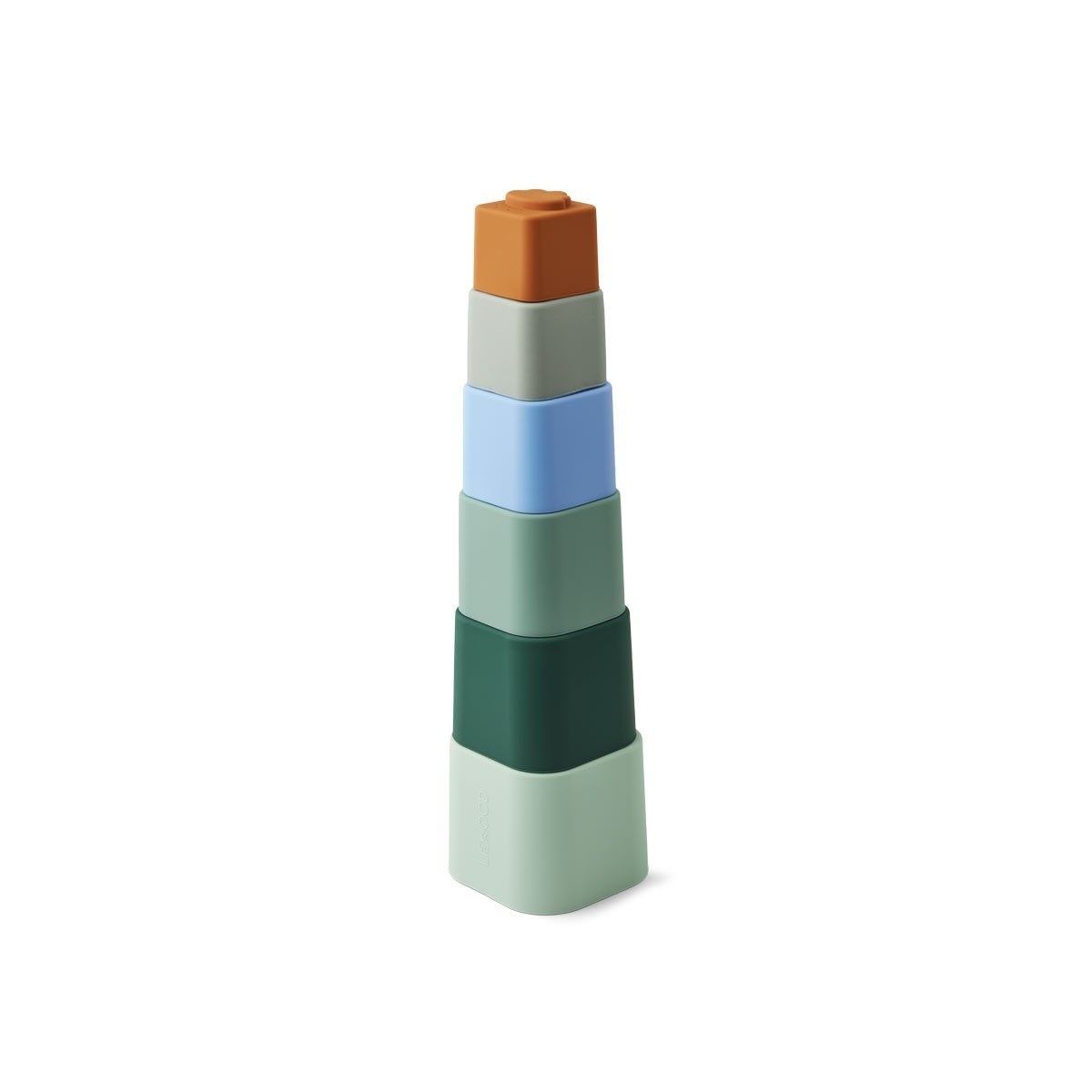 Zuzu Stacking cups Dove Blue Multi mix
