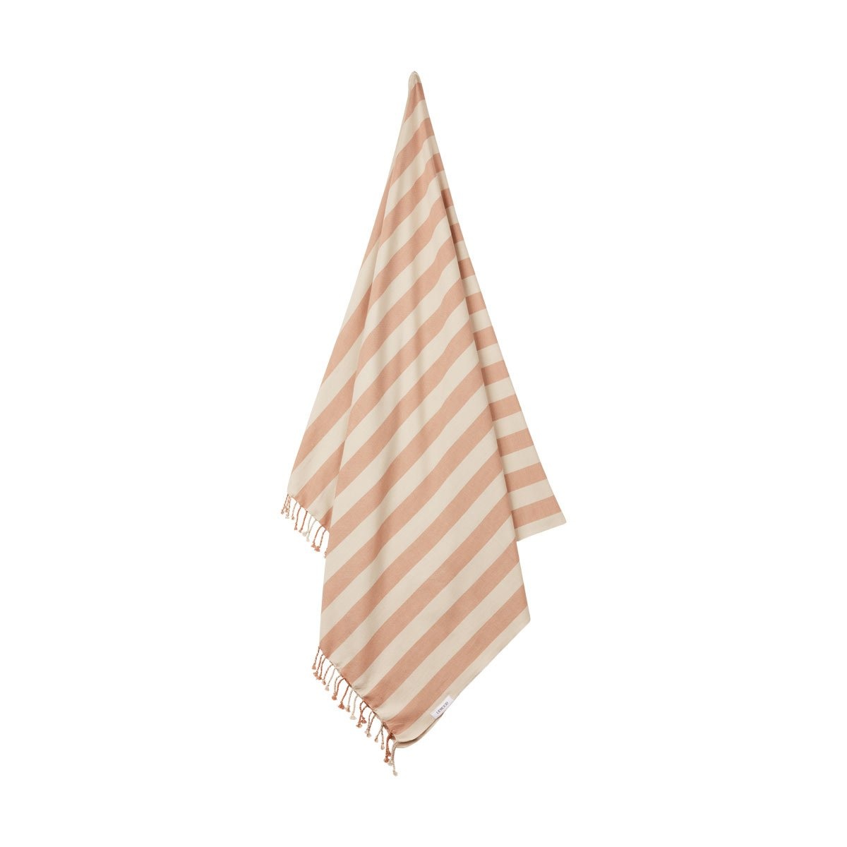 Mona Beach Towel Y/D Stripe Tuscany Rose / Sandy