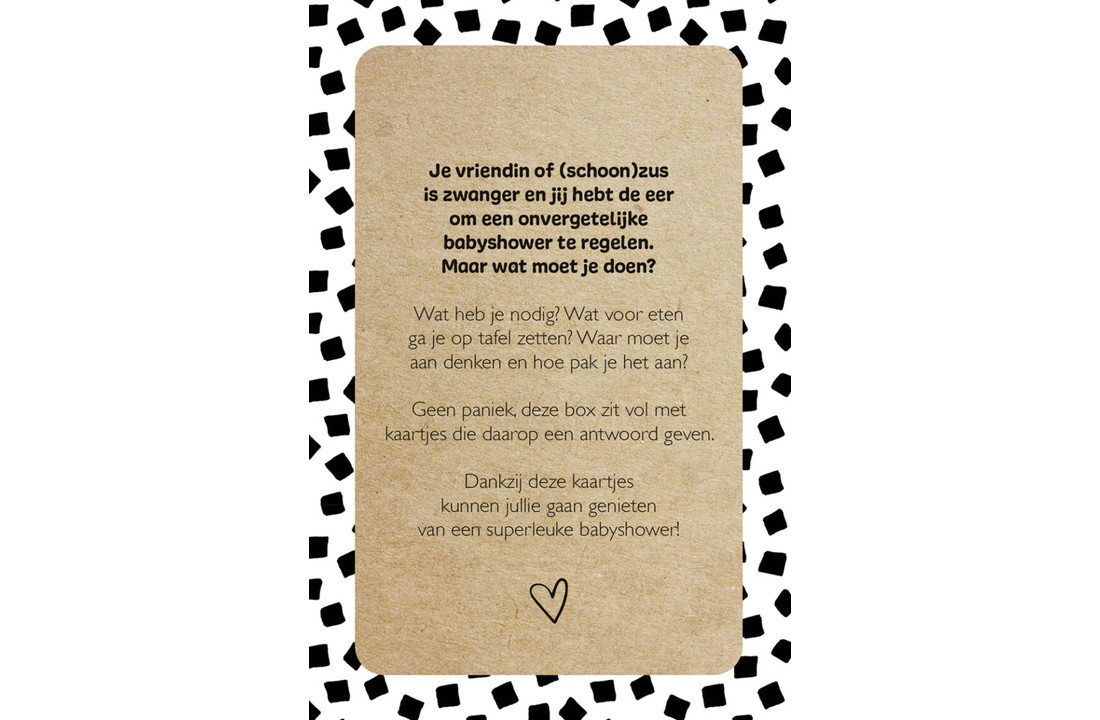 Babyshower vieren- Boekbox