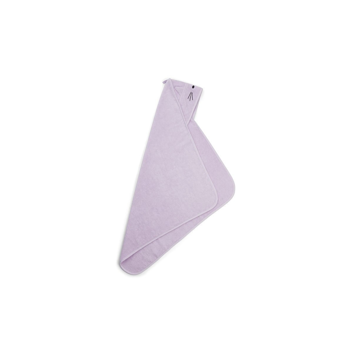 Albert Hooded Towel Cat Light Lavender