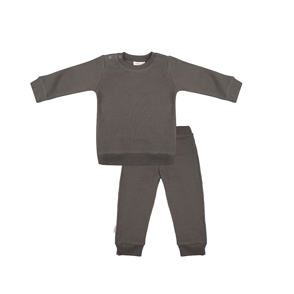 Little Indians Pajamas Waffle - Dusty Olive