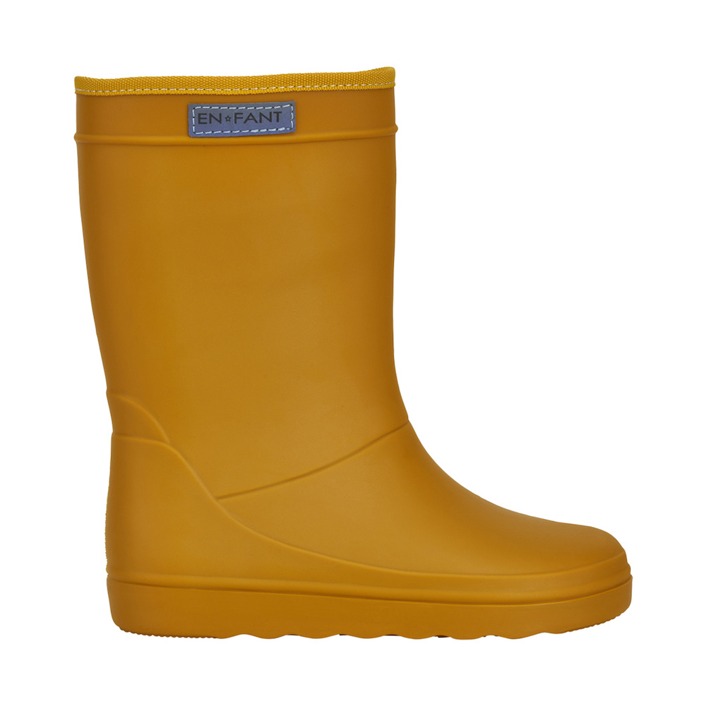 Rubber Rain Boot Solid Nugget Gold