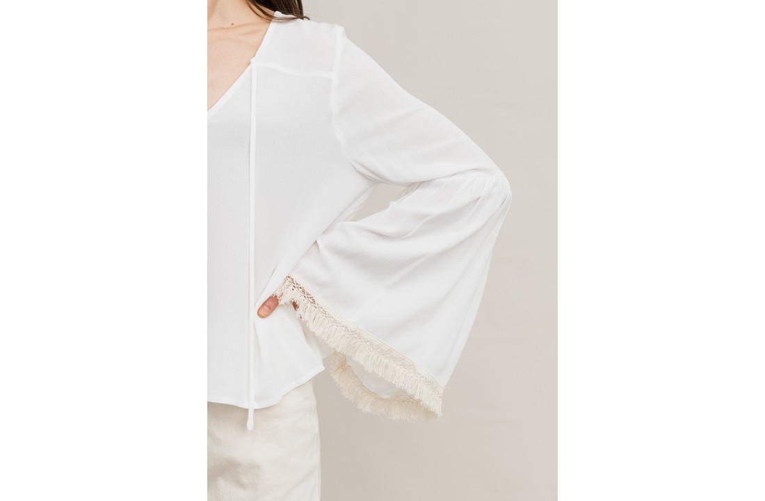 STINA BLOUSE White