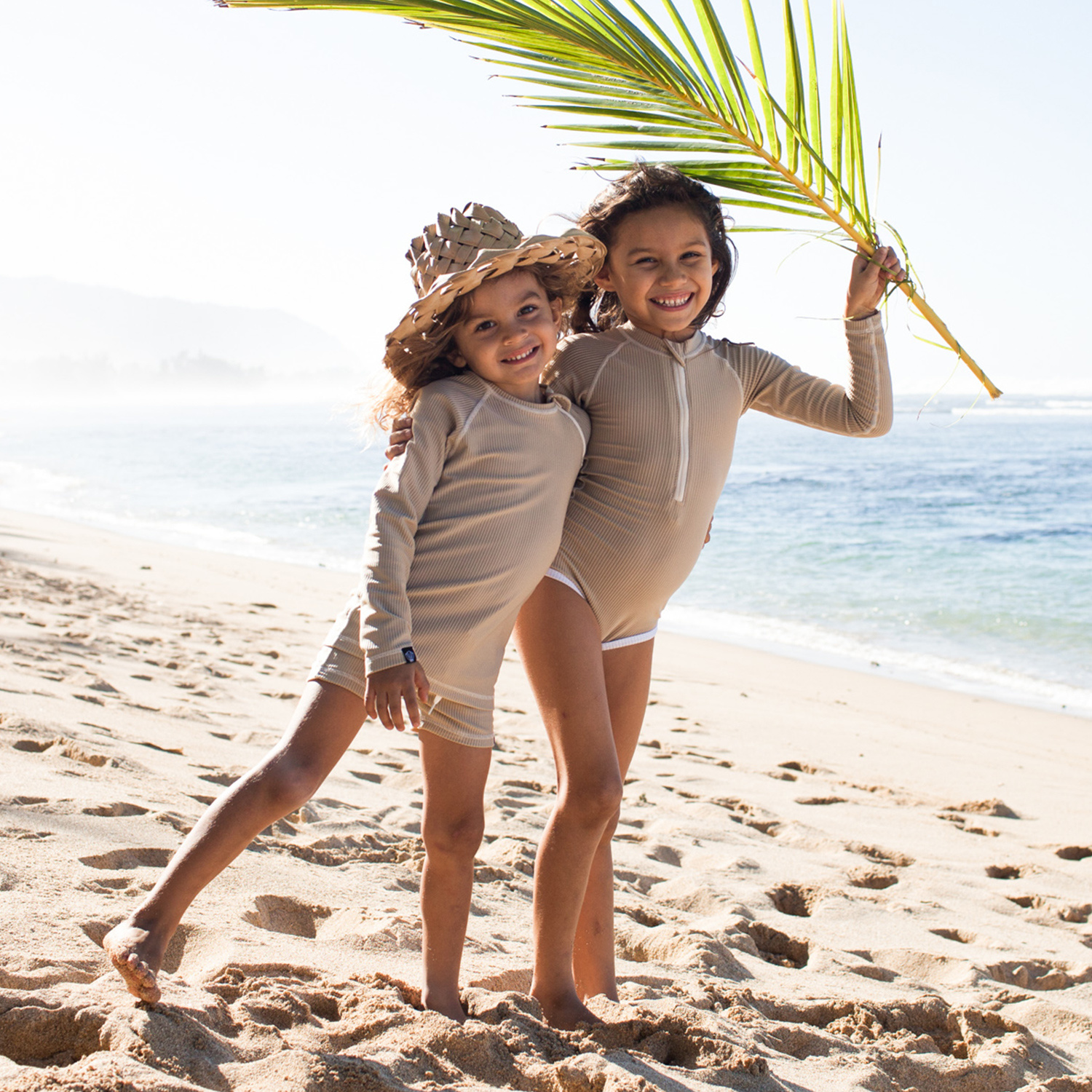 Sand Ribbed Swimshort