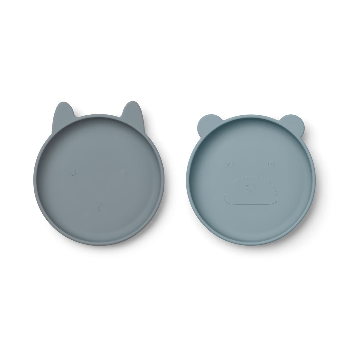 Olivia plate - 2 pack Blue Mix