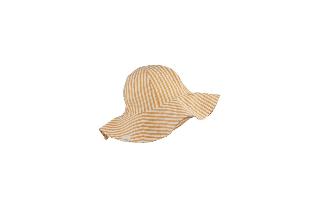 Amelia sun hat Stirpe Mustard/white