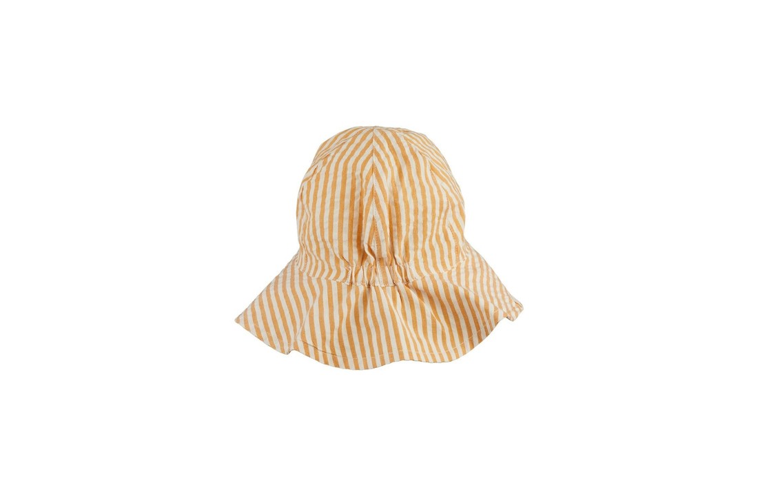 Amelia sun hat Stirpe Mustard/white