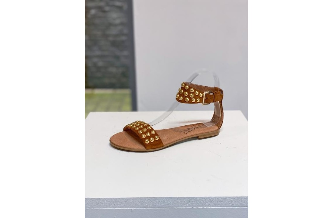 TEL AVIV suede cognac
