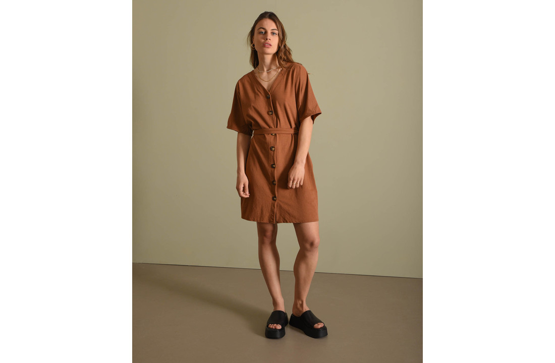 Lola Dress Brown
