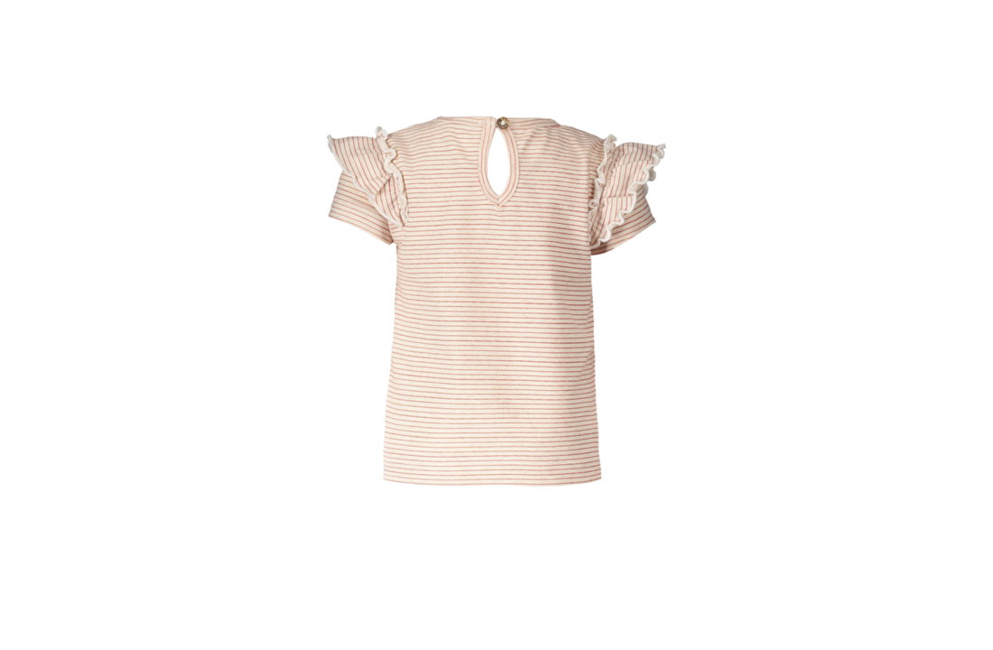Pexi Lexi Tee short sleeve ruffle Stripe