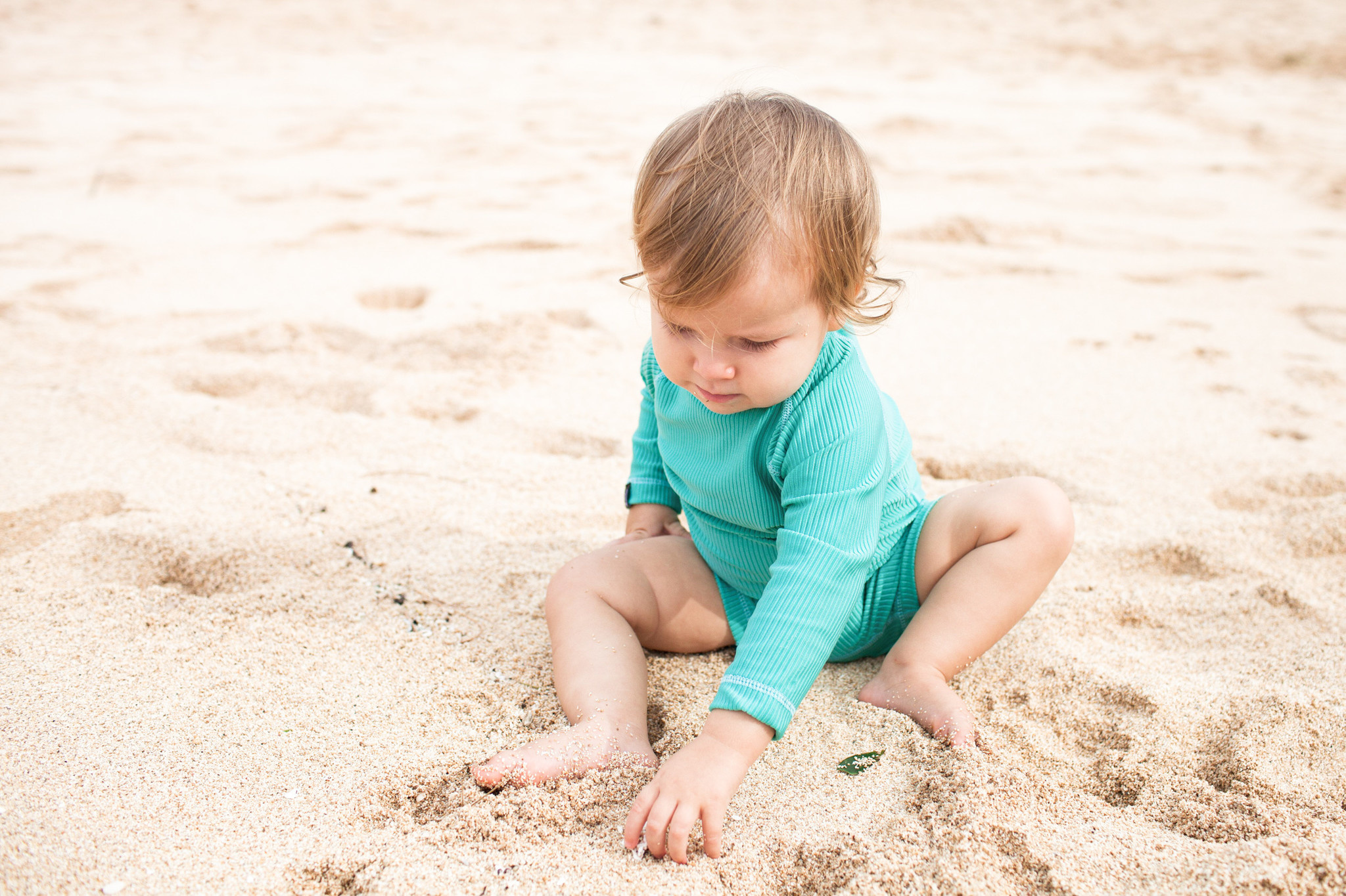 Lagune Ribbed Babysuit