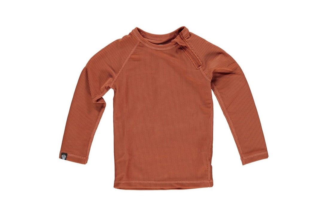 Earth Ribbed Rust Tee