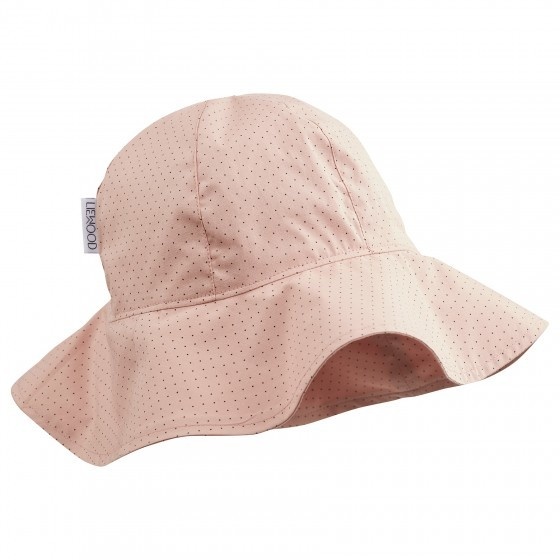 Amelia sun hat little dot rose