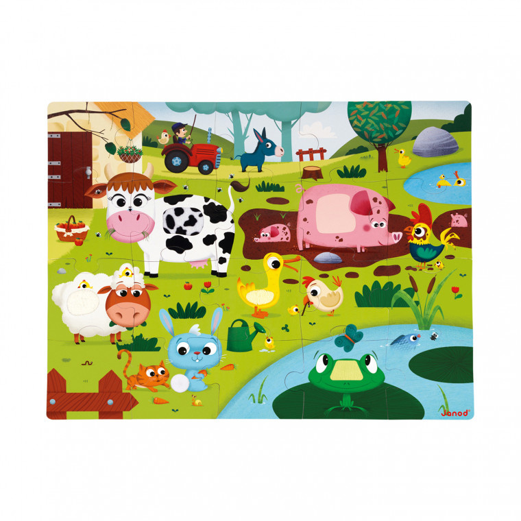 Voelpuzzel - boerderijdieren