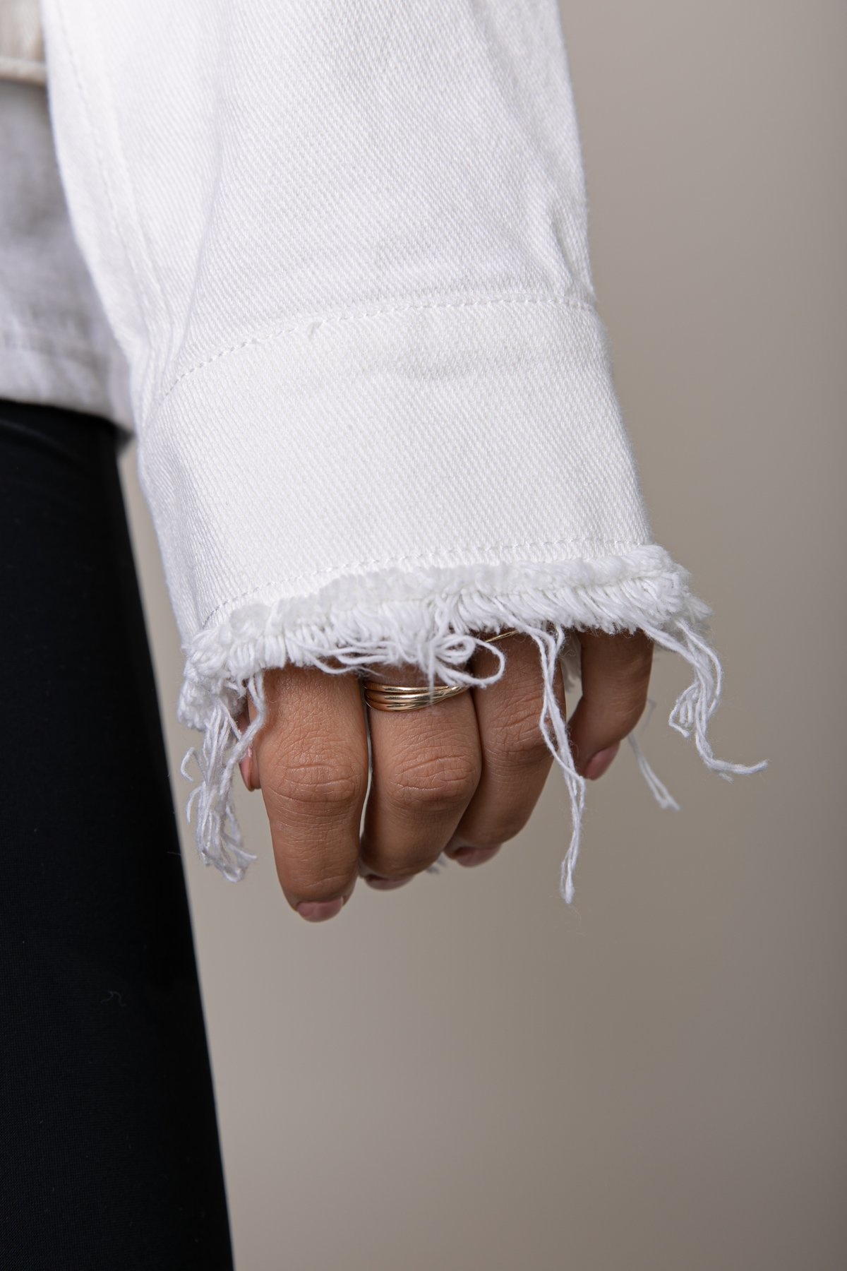 Rebelle Denim Jacket Women white