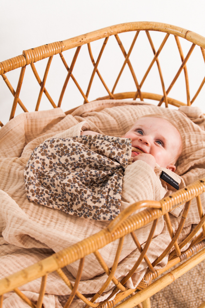 Teething Swaddle Ring Apple Cider Blossom