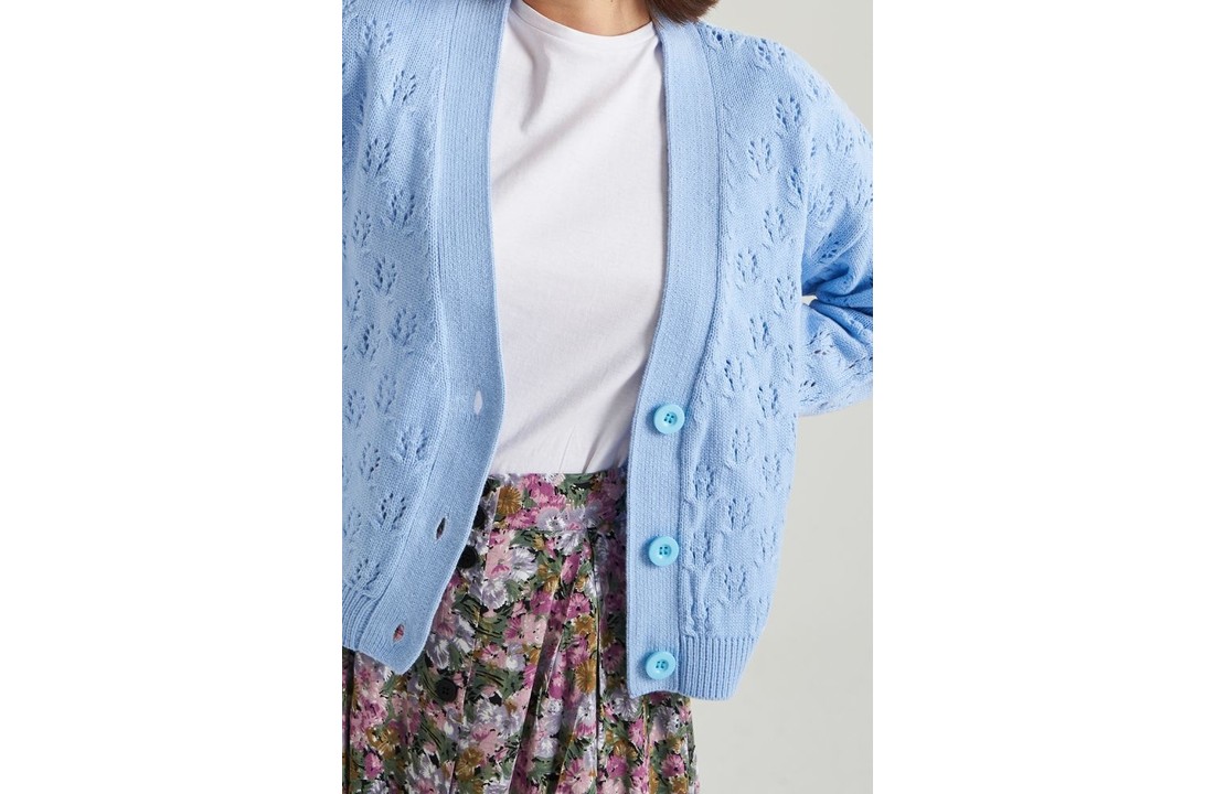 40786a Vest Blauw
