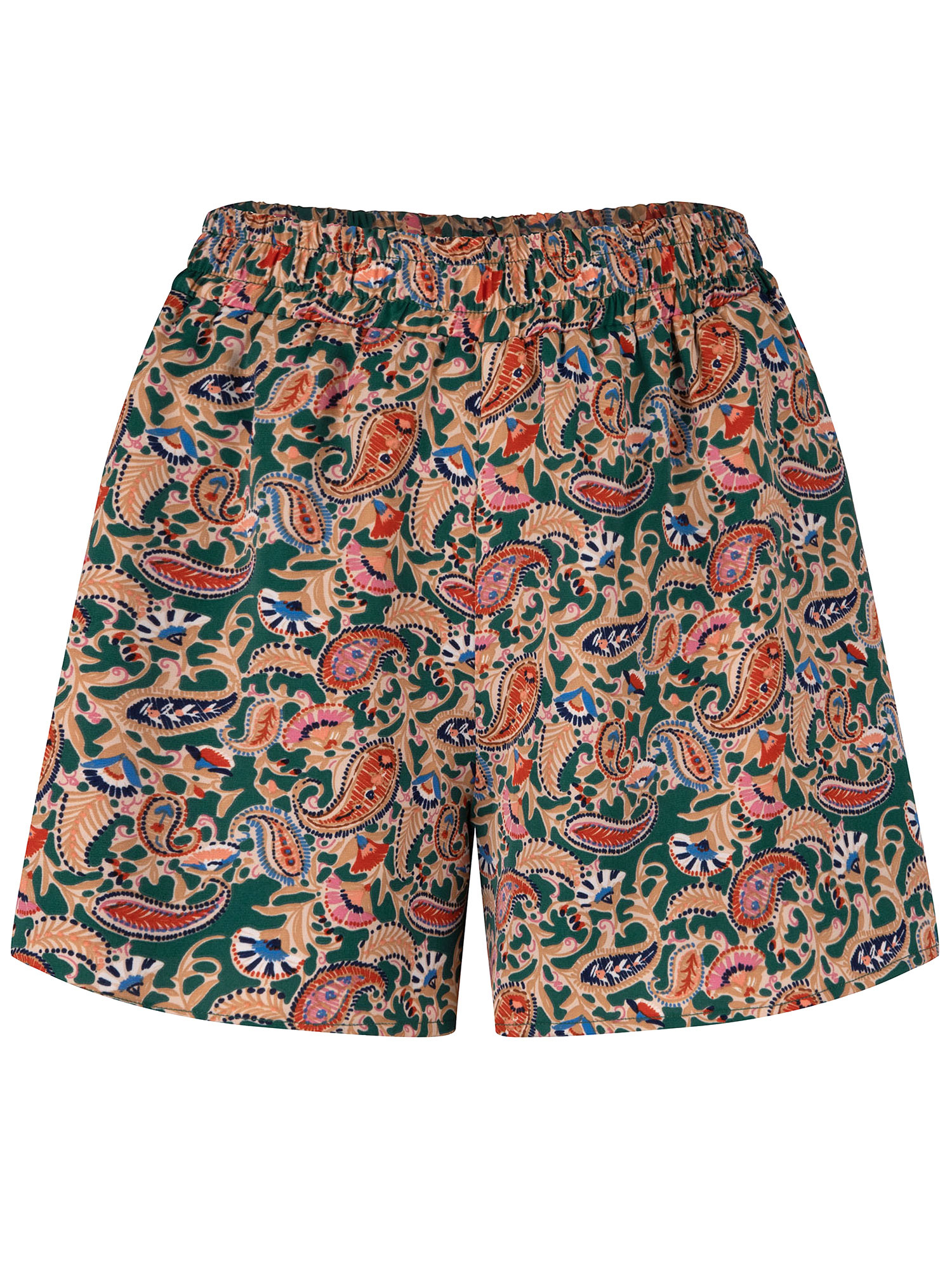 Short Layla Green Paisley