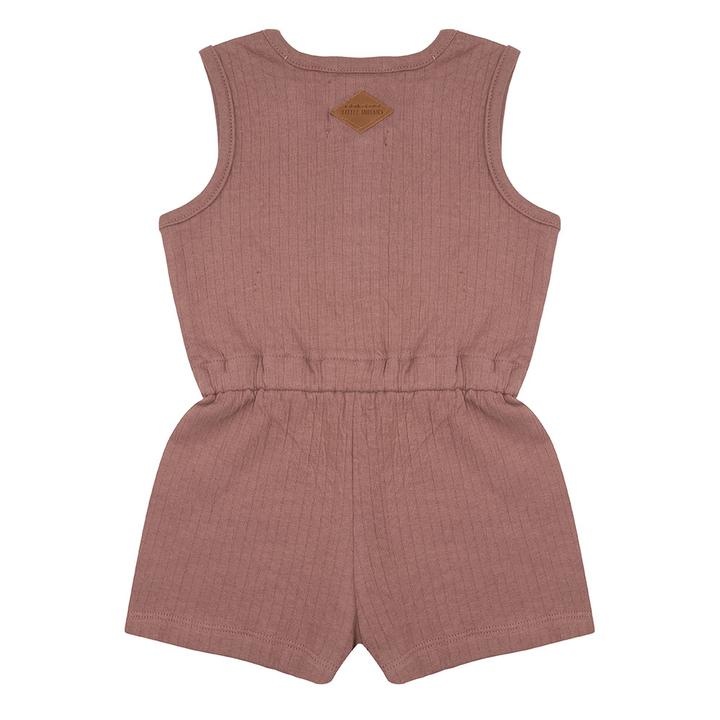 Jumpsuit Short Muslin - Burlwood