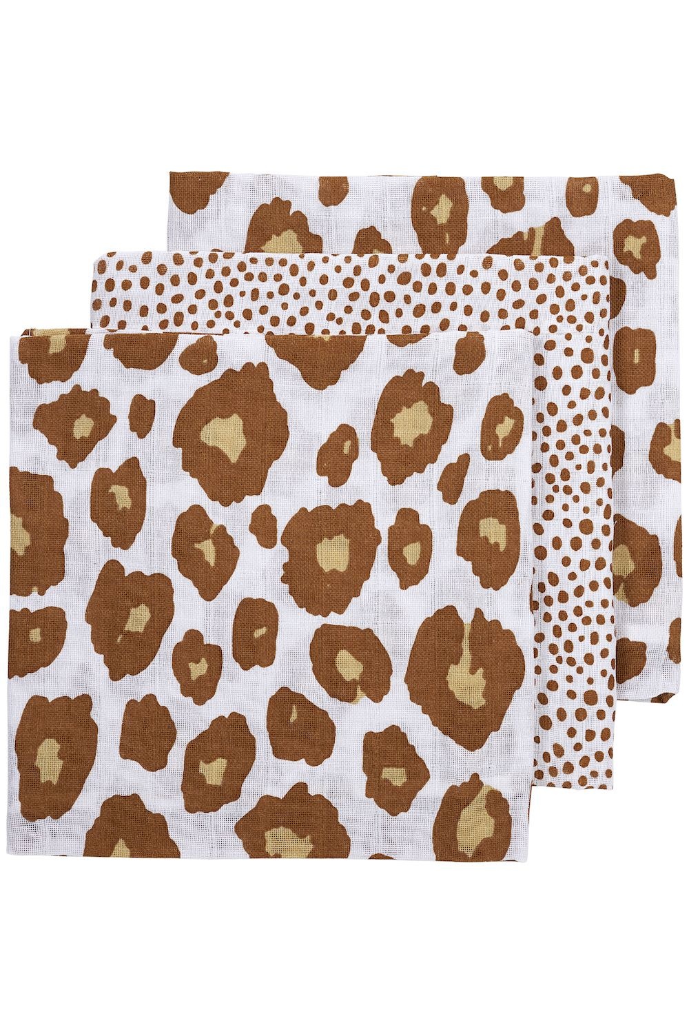 3-pack Luiers Panter-Cheetah Camel 70x70