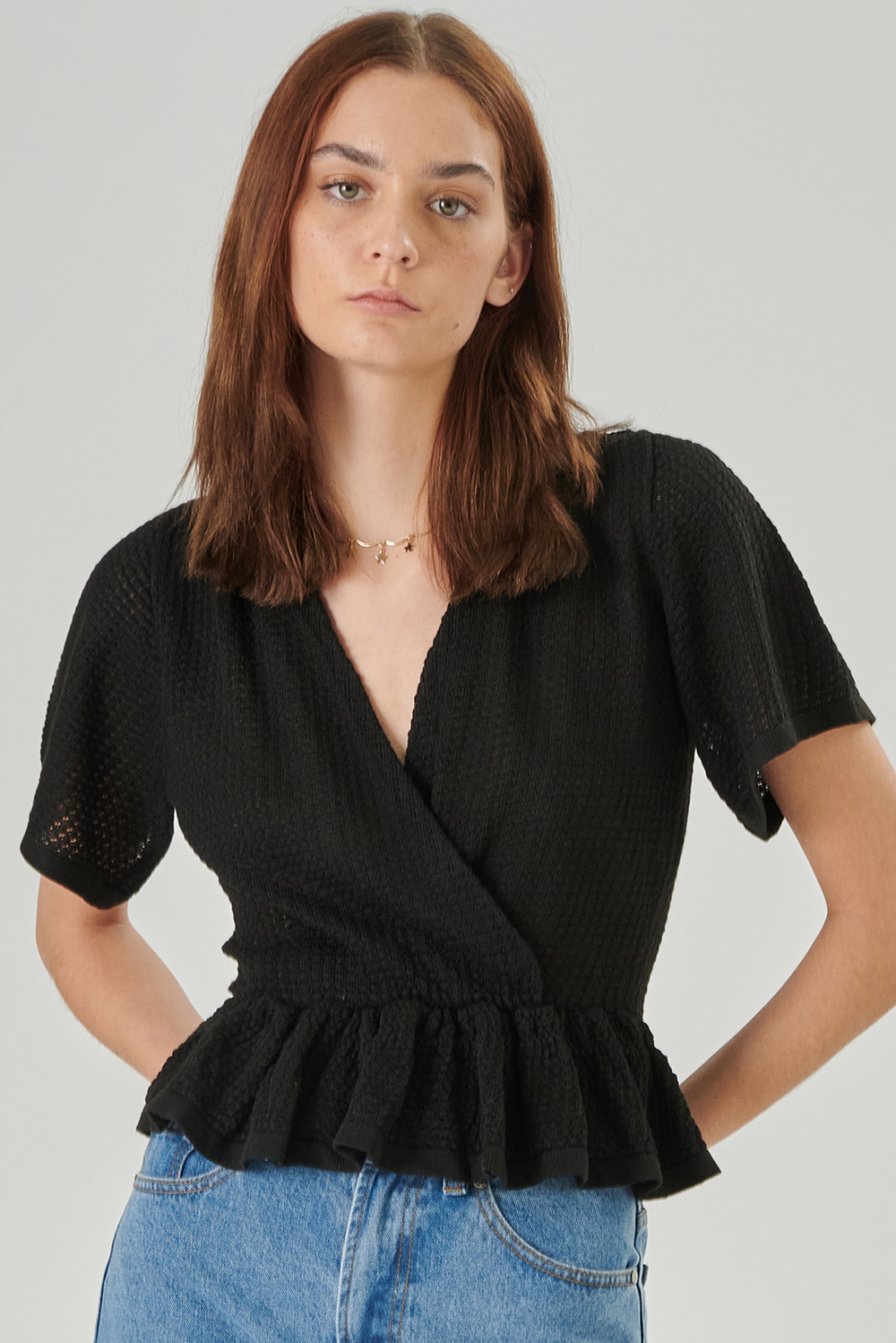 40810 Pullover Zwart