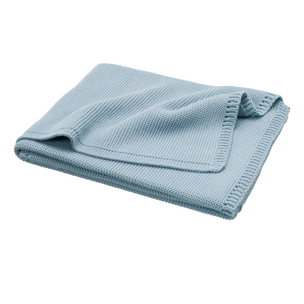 Gebreide Deken 80X100 Blue Fog