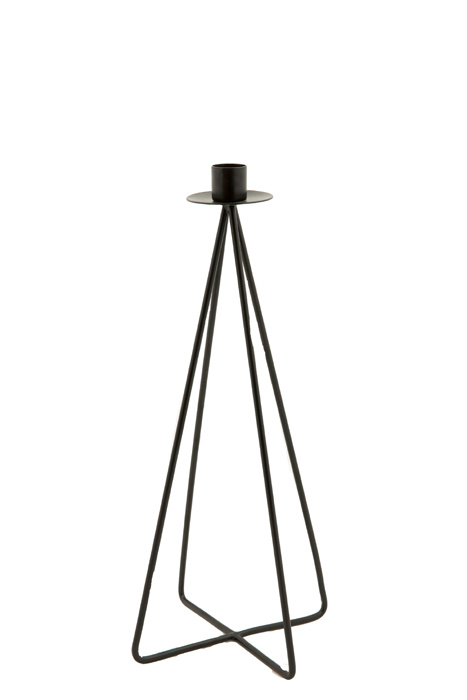Candle holder Jasper black XL