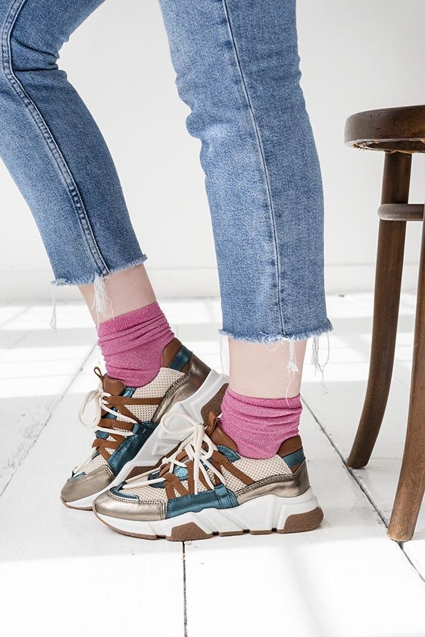 Los Angeles Sneaker Bronze / Petrol