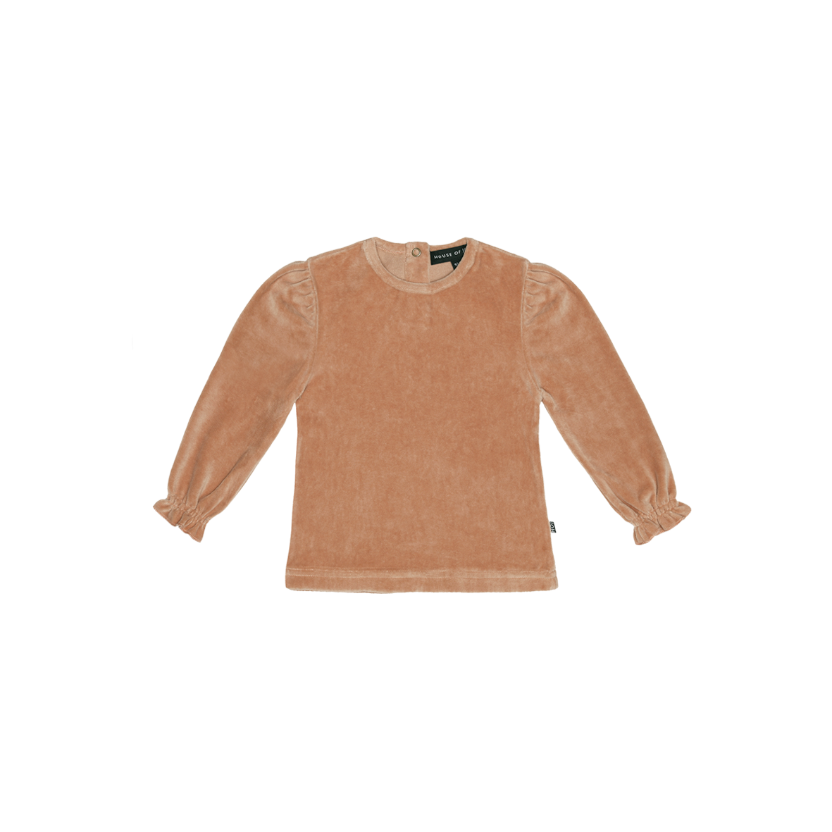 Puff Shoulder Jumper Terra Blush Velvet