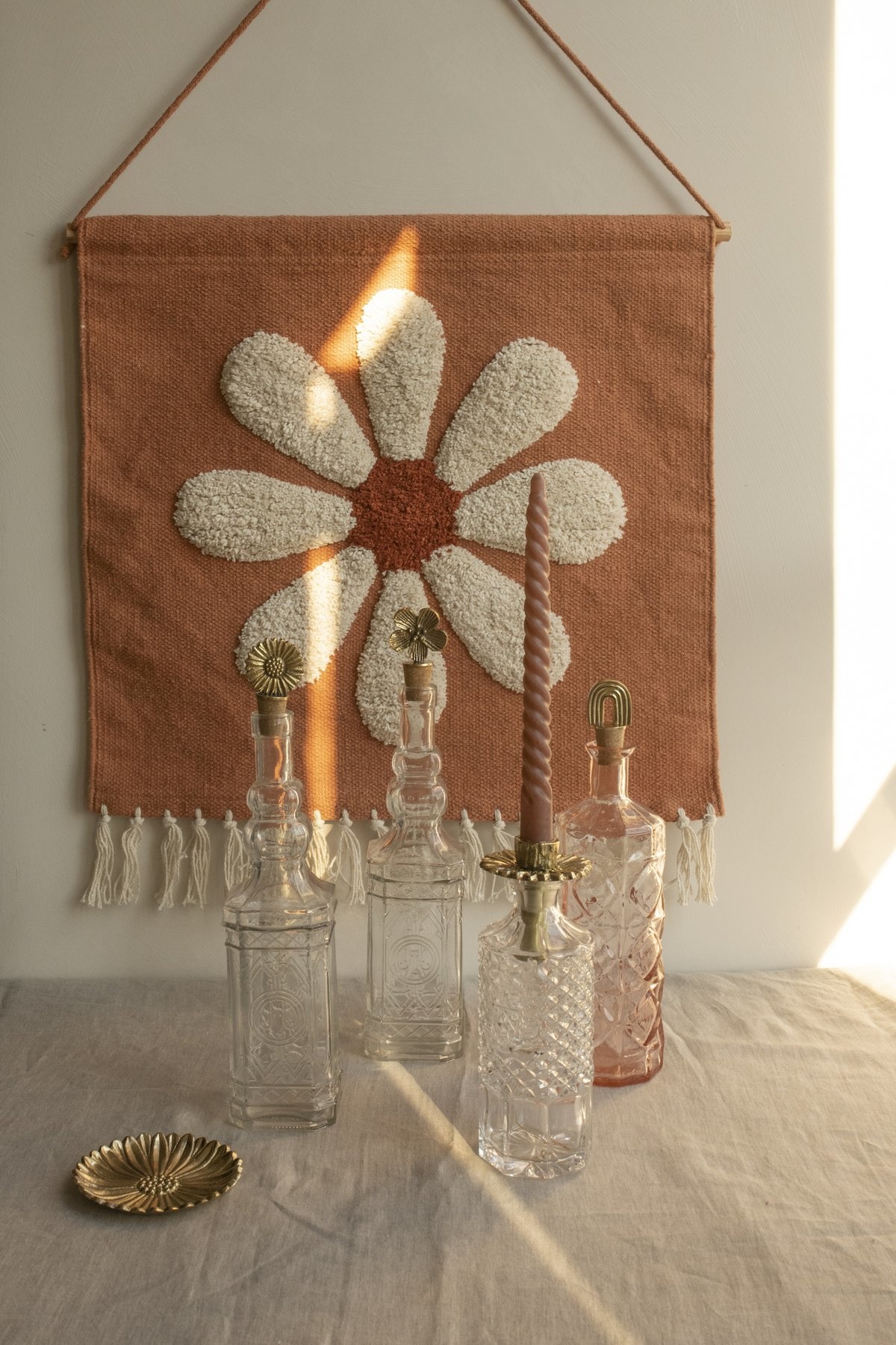 Flower bottle stopper