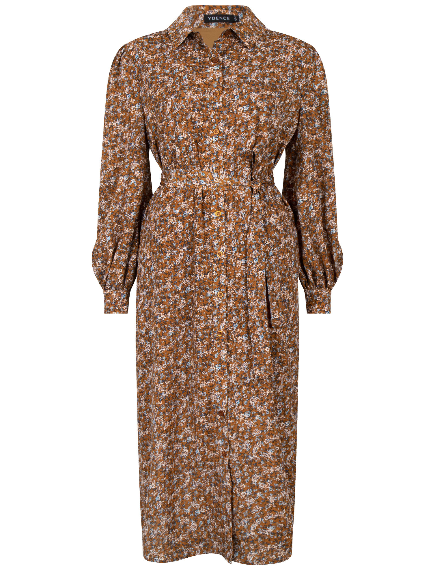 Dress Valentina Brown flower