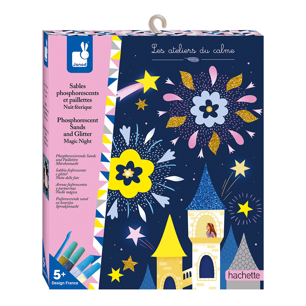 Atelier - glow in the dark zand & glitter nacht