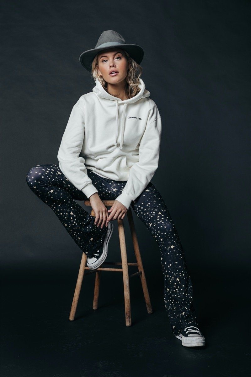 Cosmic Love Oversized Hoodie Off White