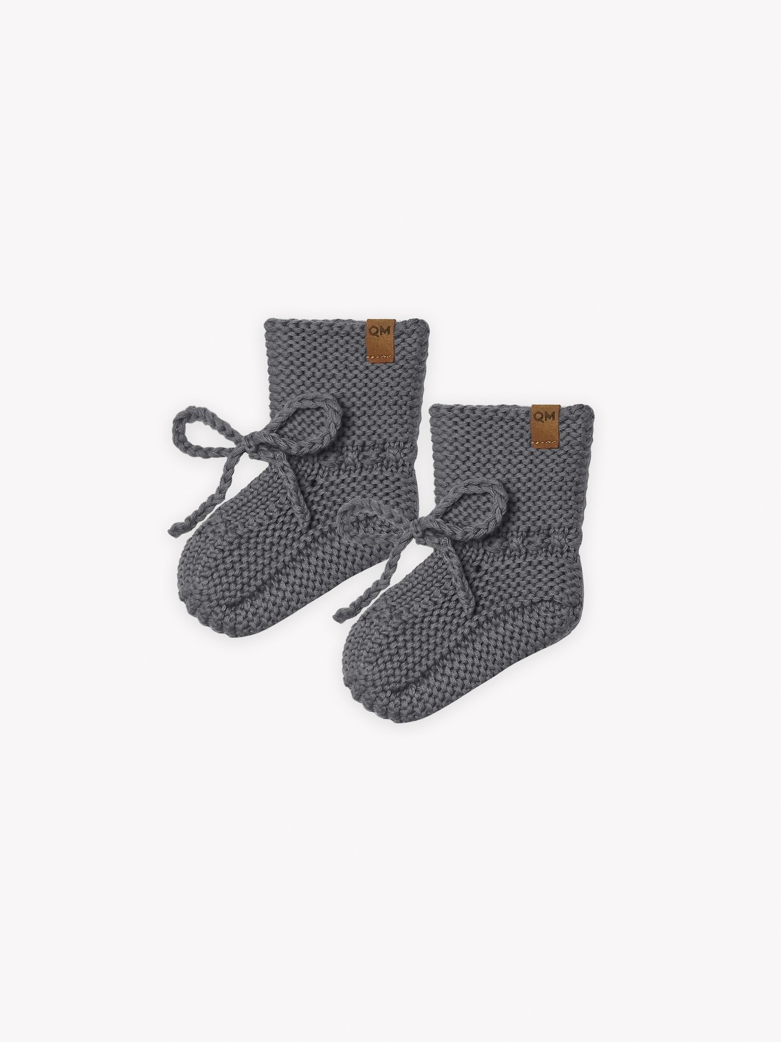 Knit Booties - Dark Sea