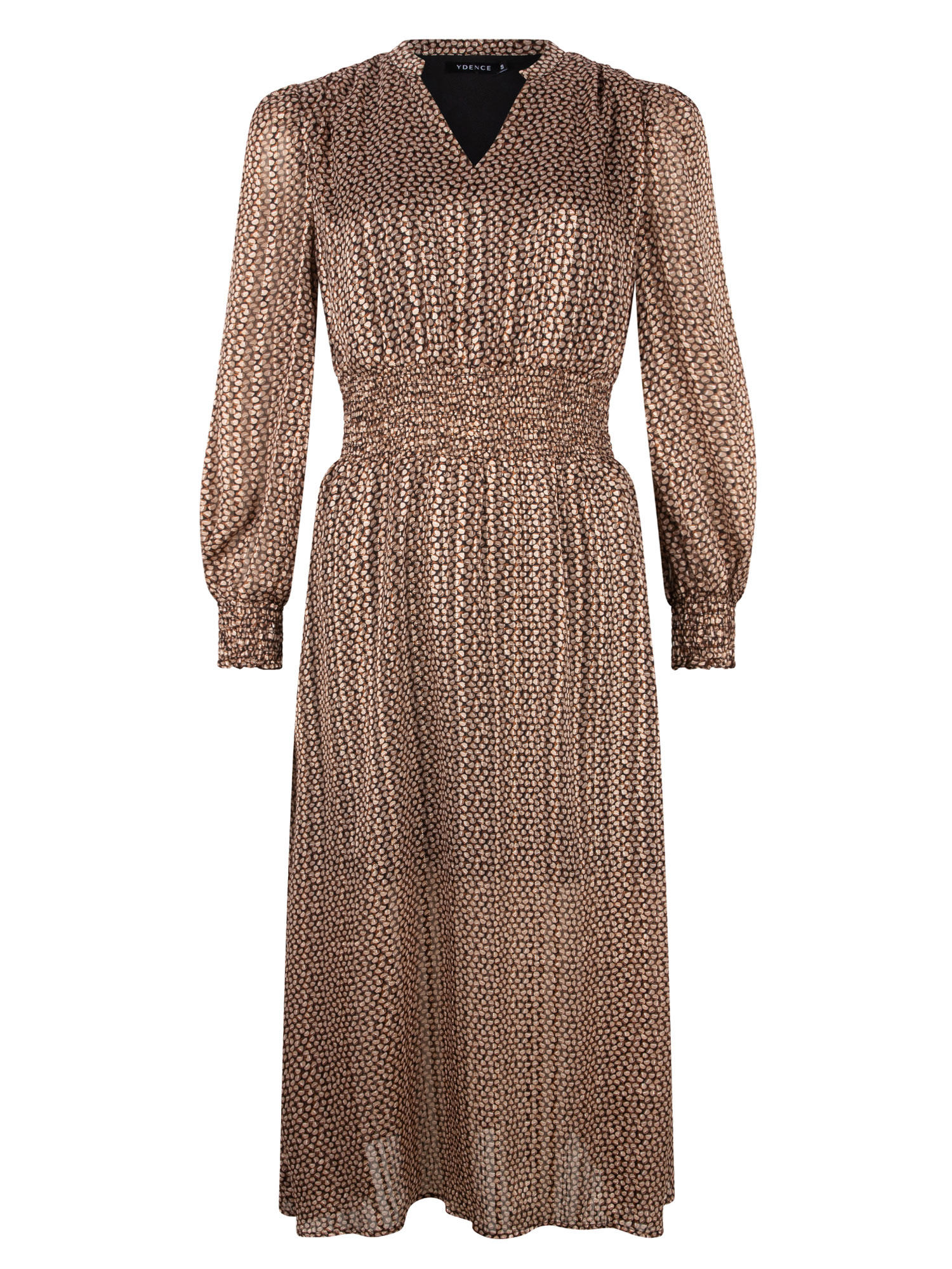 Dress Tamar Brown print