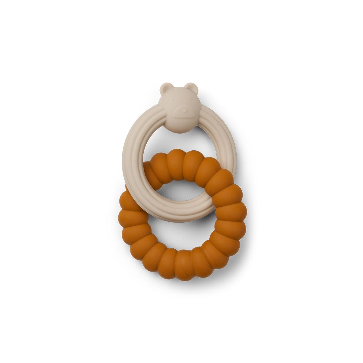 Herbert Teether 3017 Mr bear mustard sandy mix