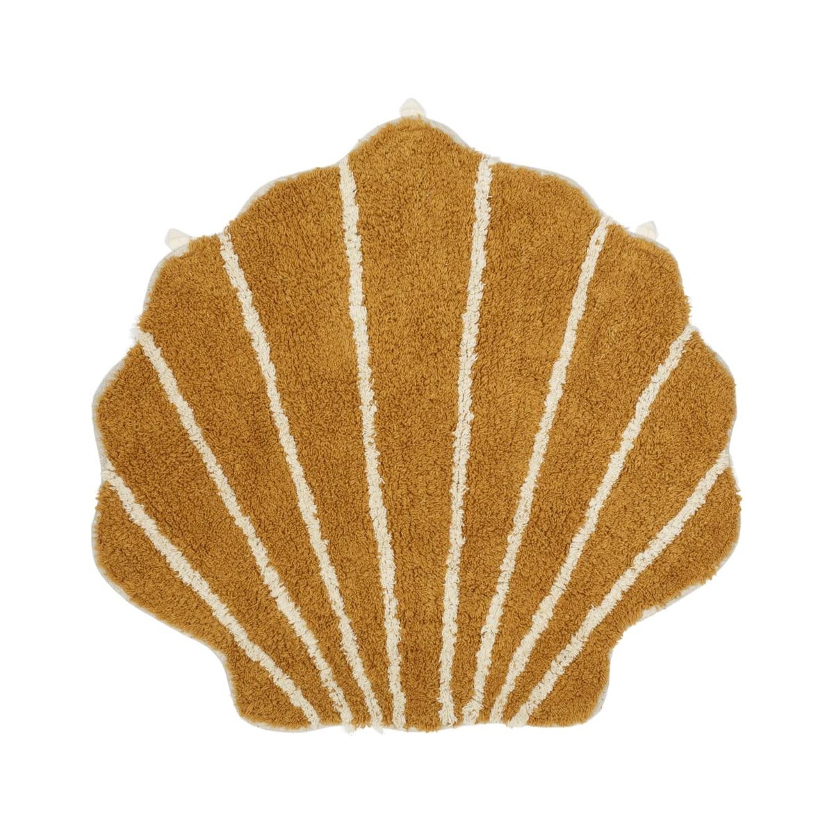 bath mat / rug shell mustard