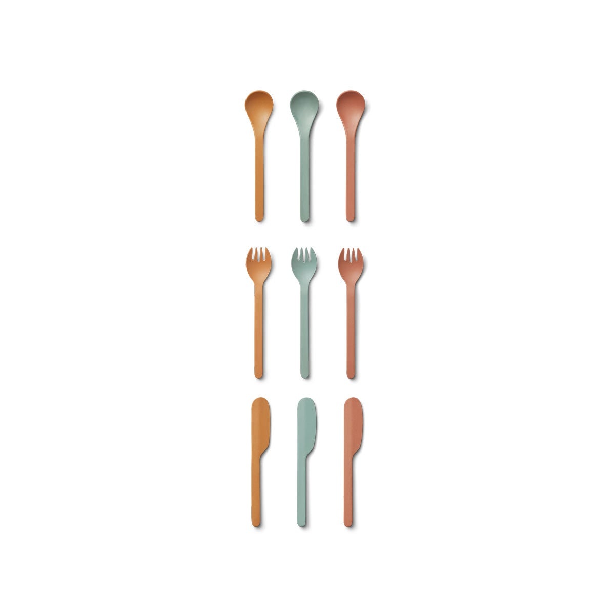 Ryan cutlery set 9-pack Mustard Multi Mix