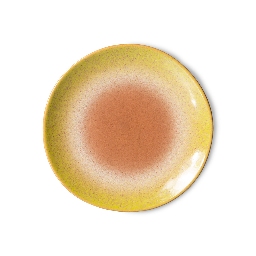 70s ceramics: dessert plates eclipse