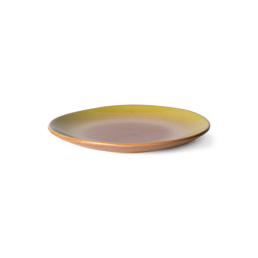 70s ceramics: dessert plates eclipse