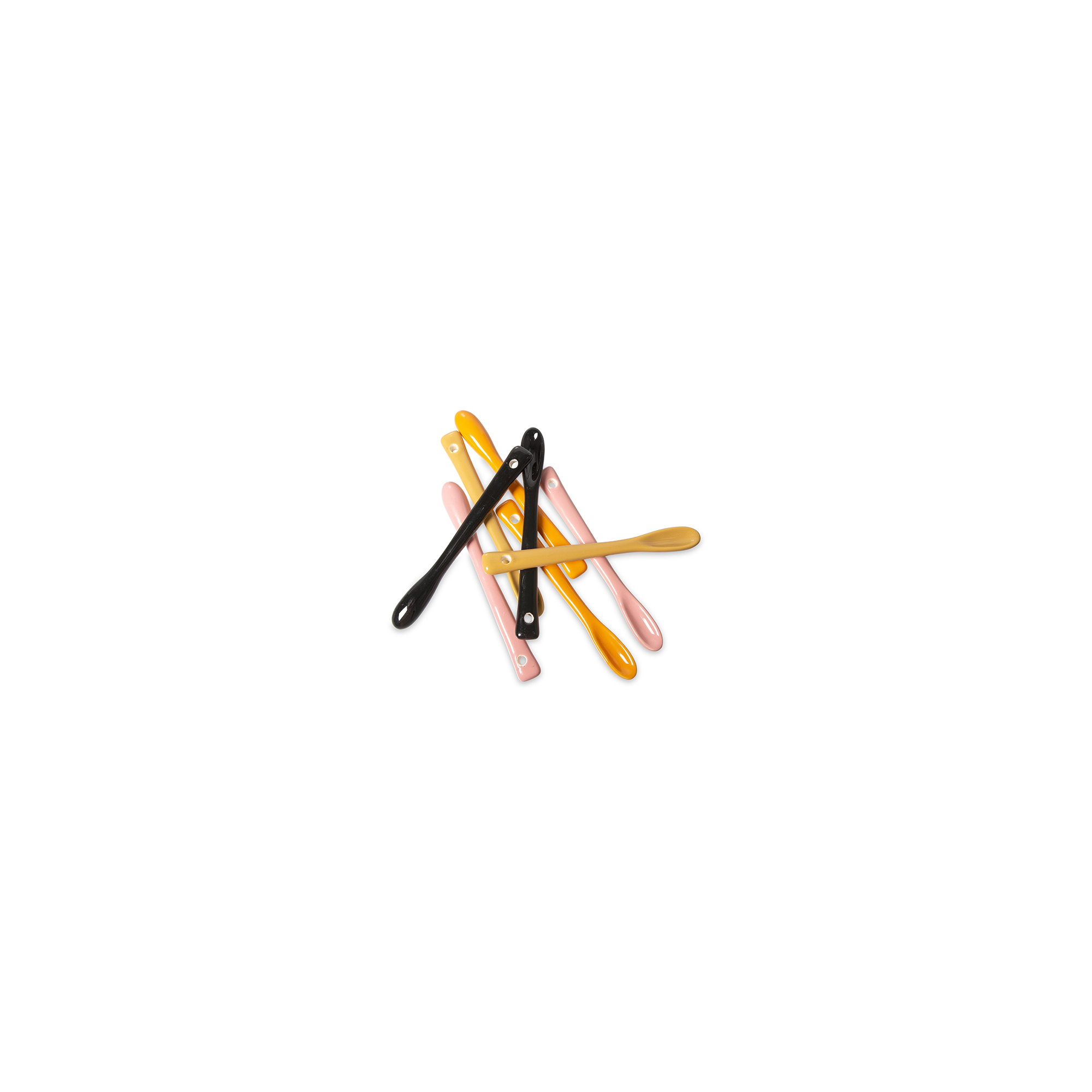 bold & basic ceramics: tea spoons (set of 4)