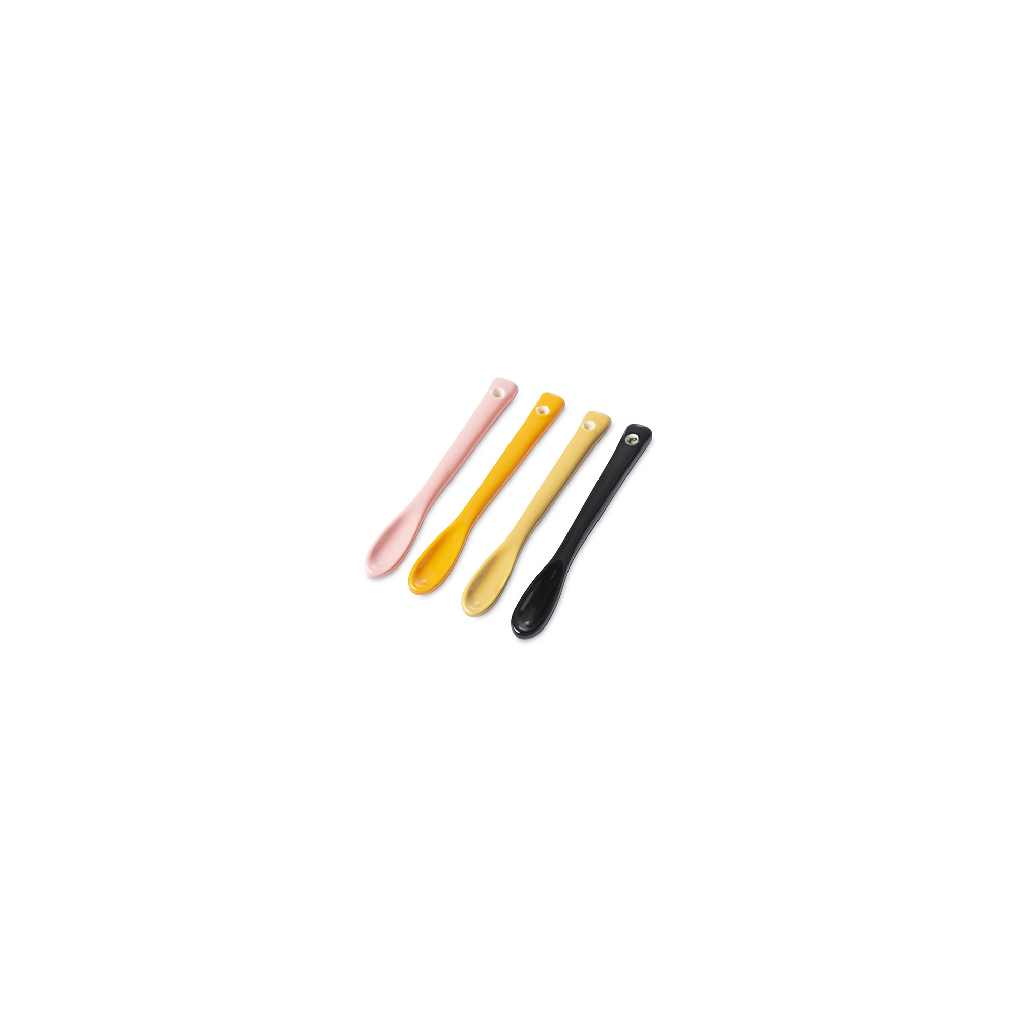 bold & basic ceramics: tea spoons (set of 4)