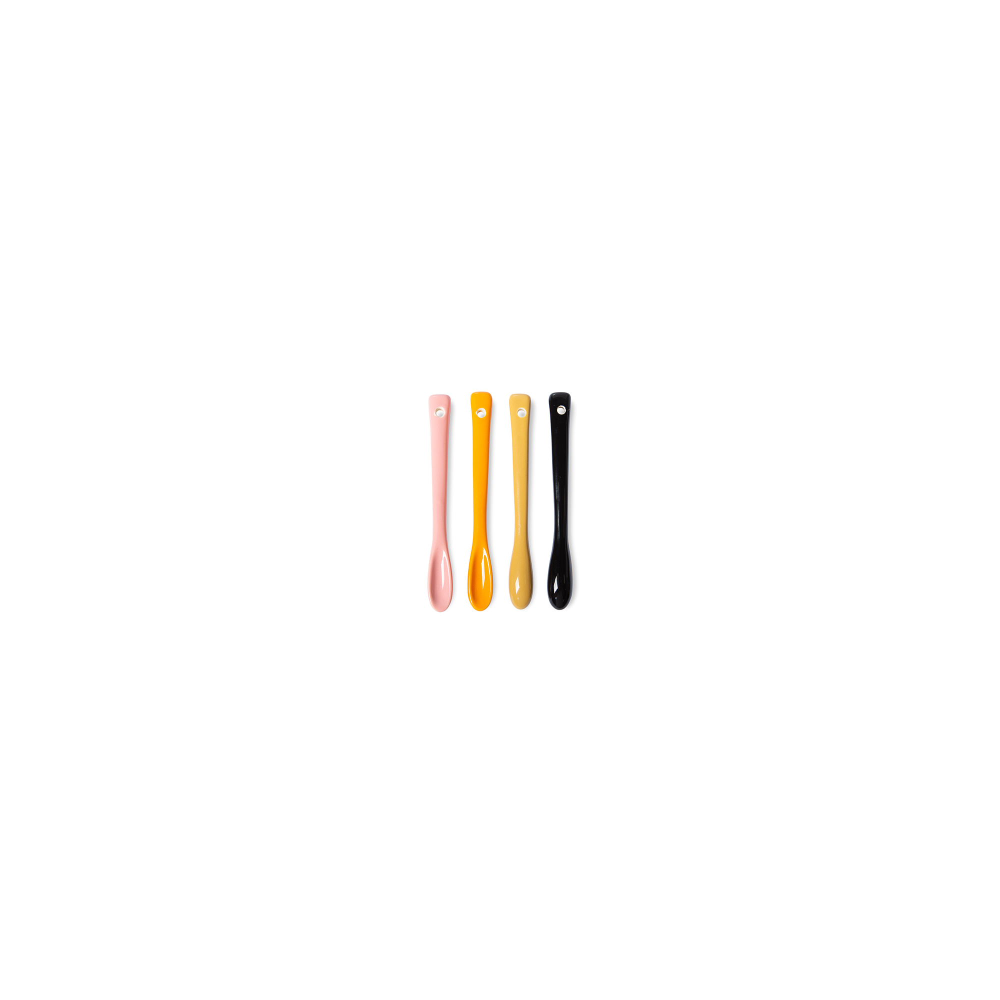 bold & basic ceramics: tea spoons (set of 4)