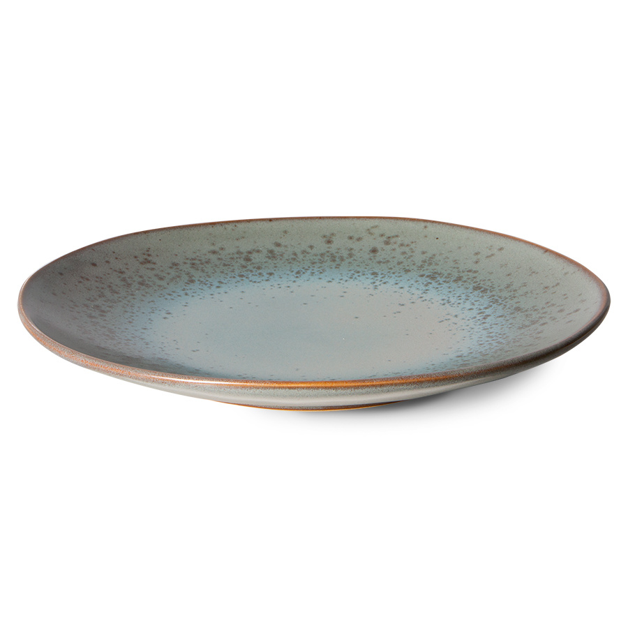 70s ceramics: dinner plates, mineral