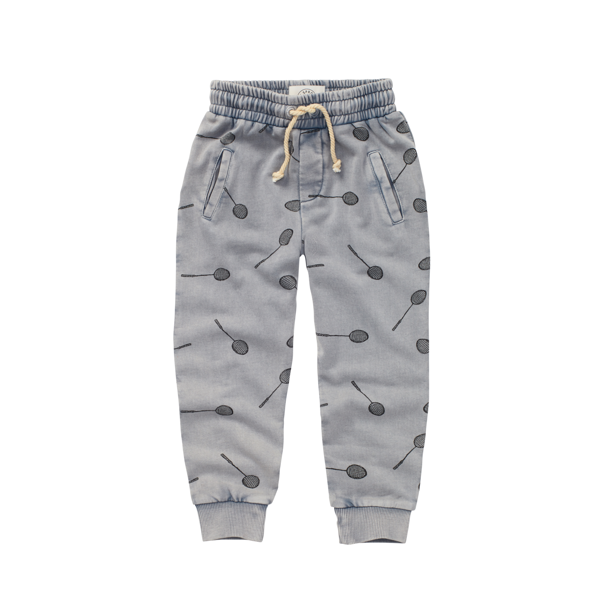 Sweatpants print badminton